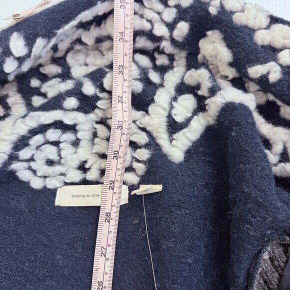 NWT Anthropologie Sleeping on Snow First Snow Wool Blend Sweater Cardigan M - Picture 12 of 15